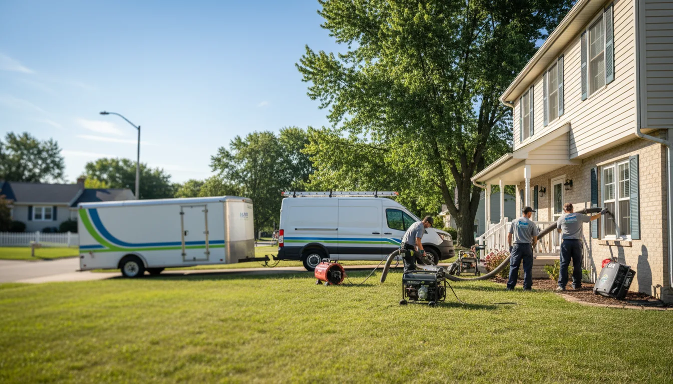 Flooded Basement Restoration And Cleanup With Repair in Saint Donatus, IA near me
